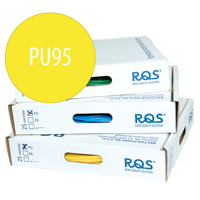 SANG-A PRZEWÓD PROSTY POLIURETANOWY (95 ShA), 4 MM X 2,5 MM, KARTON 25 M, ŻÓŁTY