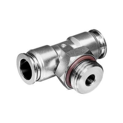 RQS ZŁĄCZE WTYKOWE TYPU T GWINT ZEWNĘTRZNY G1/4 - 6 MM, S316