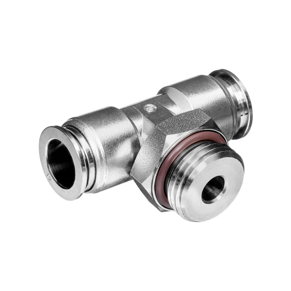 RQS ZŁĄCZE WTYKOWE TYPU T GWINT ZEWNĘTRZNY G1/2 - 10 MM, S316