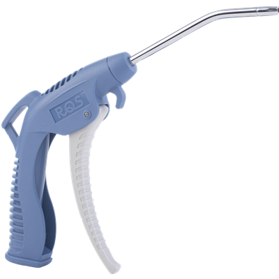 PISTOLET DO PRZEDMUCHU TYP B1, Z TWORZYWA, GWINT WEWNĘTRZY G 1/4, Z DYSZĄ METALOWĄ DŁUGĄ 100 MM