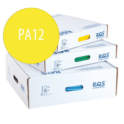 PA12 PRZEWÓD PROSTY POLIAMIDOWY 4 X 2,7 MM, ŻÓŁTY, KARTON 25 M