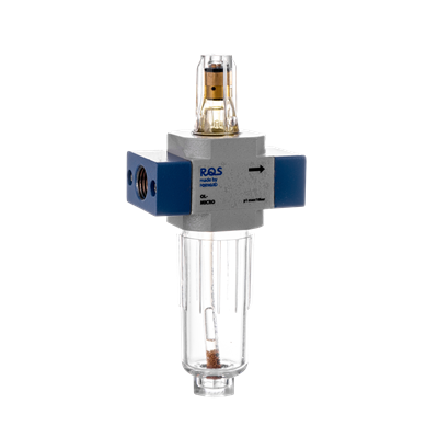 DOZOWNIK OLEJU ROZMIAR MIKRO, GWINT WEWNĘTRZNY 1/8 , 0-7 BAR, Z UCHWYTEM, NIEBIESKI