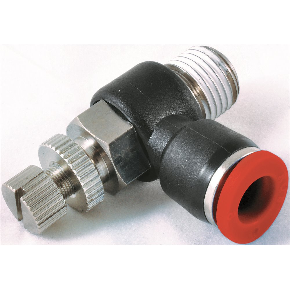 RQS ZAWÓR KĄTOWY DŁAWIĄCO-ZWROTNY NA DOLOCIE R 1/2 - 8 MM