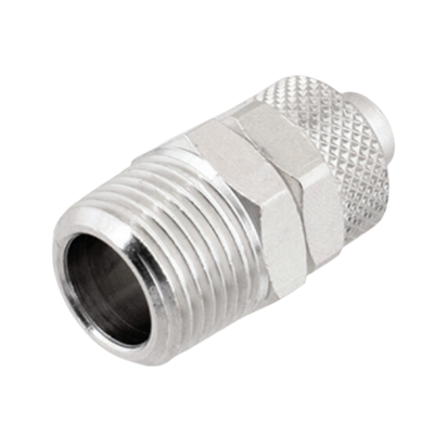 ZŁĄCZE ZAKRĘCANE PROSTE, GWINT ZEWNĘTRZNY R 1/2 - 8 X 6 MM