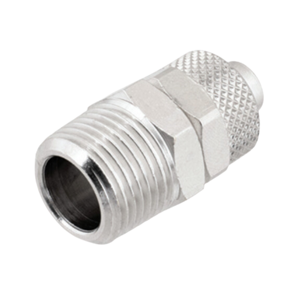 ZŁĄCZE ZAKRĘCANE PROSTE, GWINT ZEWNĘTRZNY R 1/8 - 10 X 8 MM