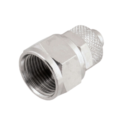 ZŁĄCZE ZAKRĘCANE PROSTE, GWINT WEWNĘTRZNY G 1/4 - 6 X 4 MM