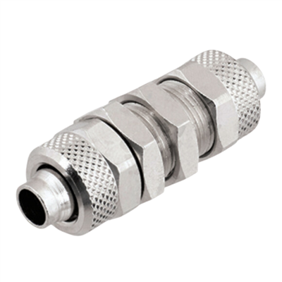 ZŁĄCZE ZAKRĘCANE PROSTE, DWUSTRONNE, PANELOWE 6 X 4 MM