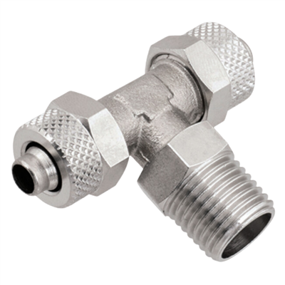 ZŁĄCZE ZAKRĘCANE TYPU T, GWINT ZEWNĘTRZNY R 1/8 - 8 X 6 MM