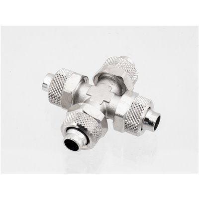 ZŁĄCZE ZAKRĘCANE KRZYŻOWE POD PRZEWÓD 6 X 4 MM