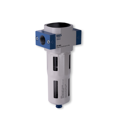 FILTR POWIETRZA ROZMIAR MAXI, GWINT WEWNĘTRZNY 1", 5 MIKRONÓW, +UCHWYT, PÓŁAUTOMATYCZNY SPUST, NIEBIESKI