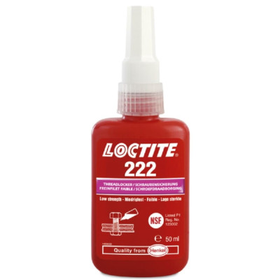 Loctite 222, 50 ml - łatwo demontowalny