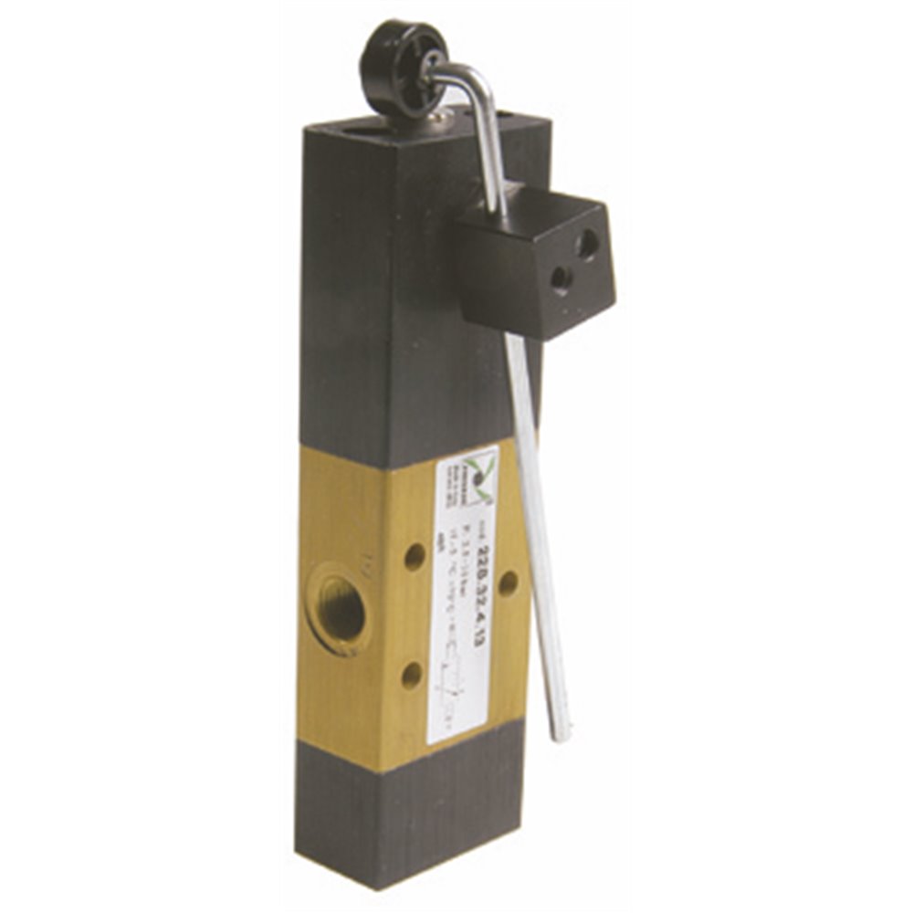 PX ZAWÓR 3/2 Z DŹWIGNIĄ ZE WZMOCNIENIEM PNEUMATYCZNYM