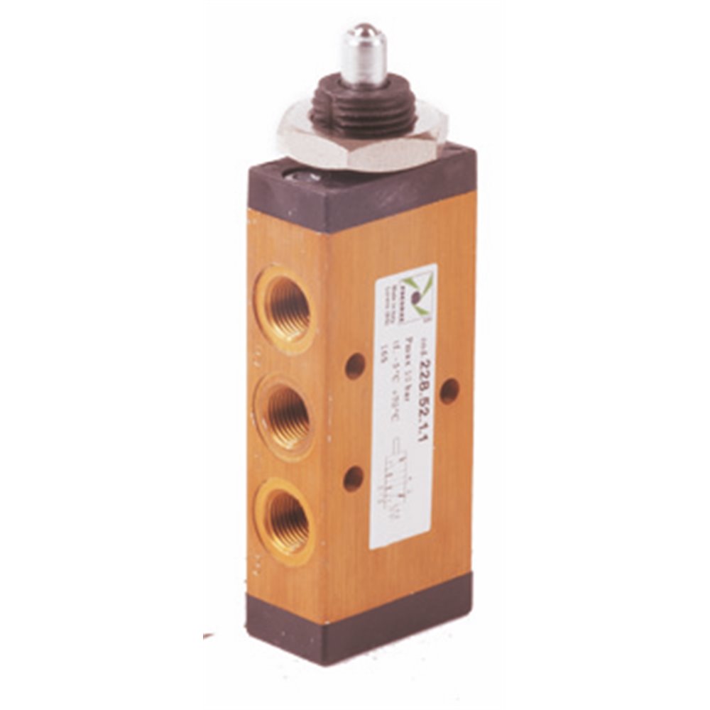 PX ROZDZIELACZ 5/2 POPYCHACZ(PANELOWY )-SPRĘŻYNA