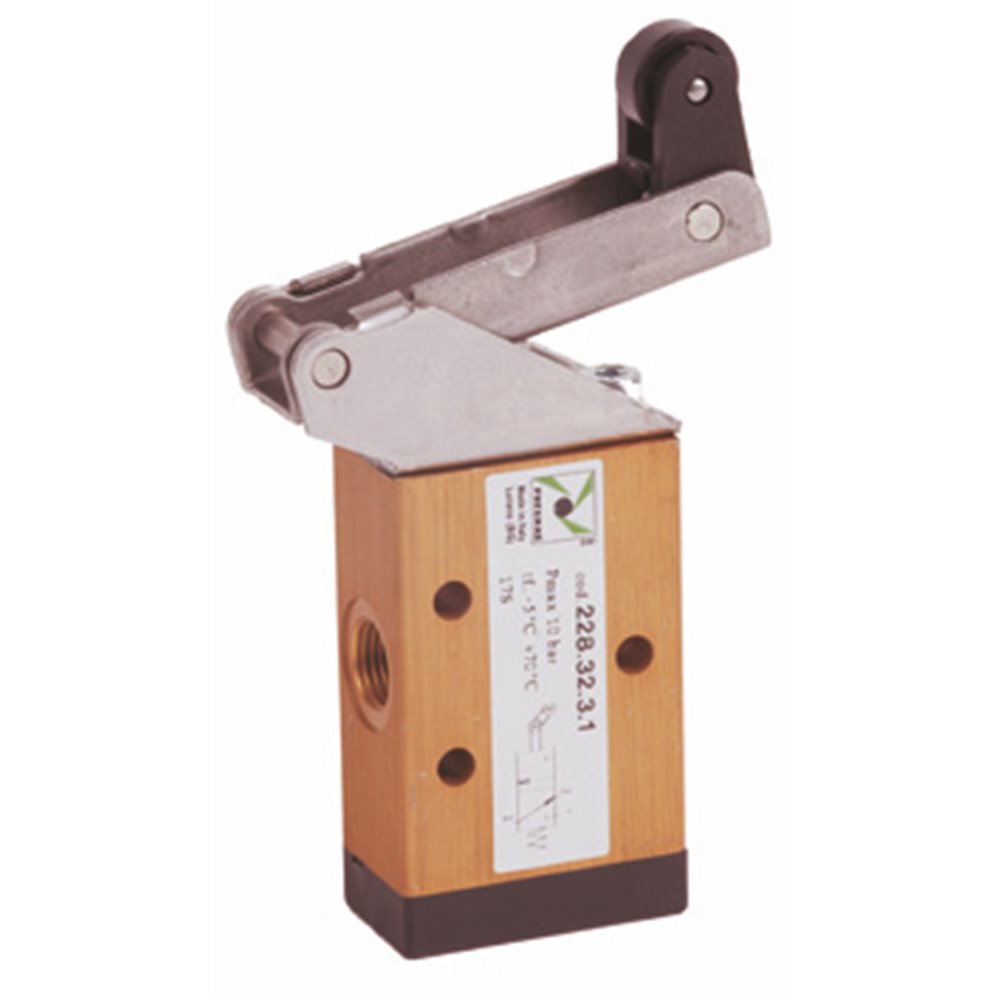 PX ZAWÓR MECHANICZNY 1/8 3/2 - ROLKA JEDNOKIERUNKOWA